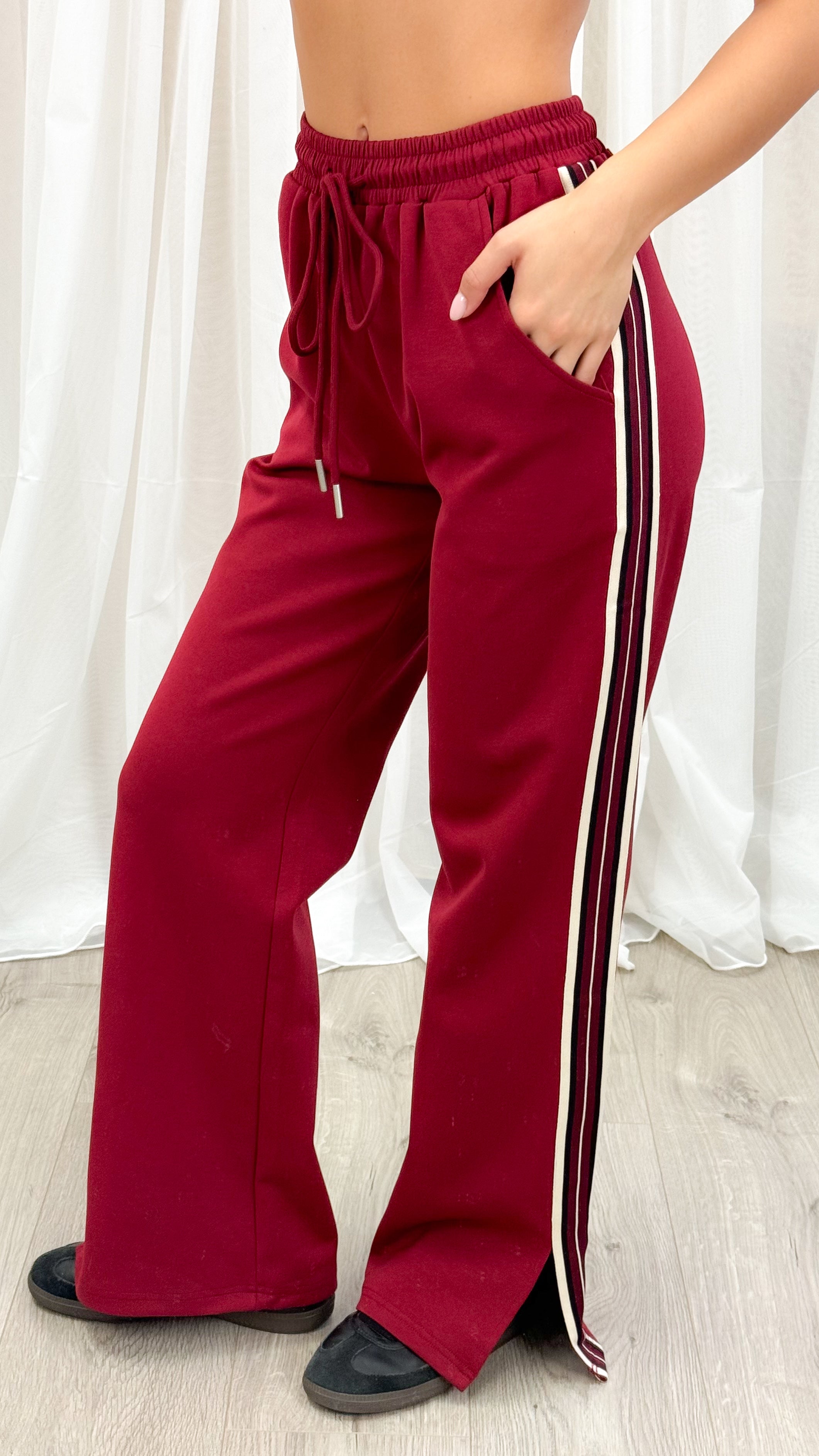 DANTE SWEATPANT - WINE