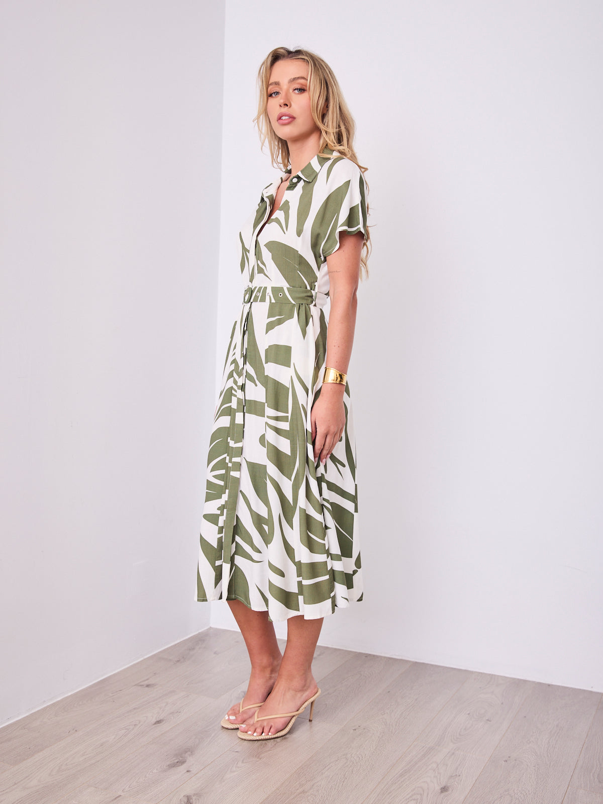 PEYTON DRESS - KHAKI