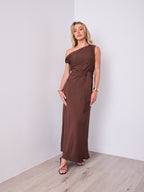 ANGIE DRESS - CHOCOLATE