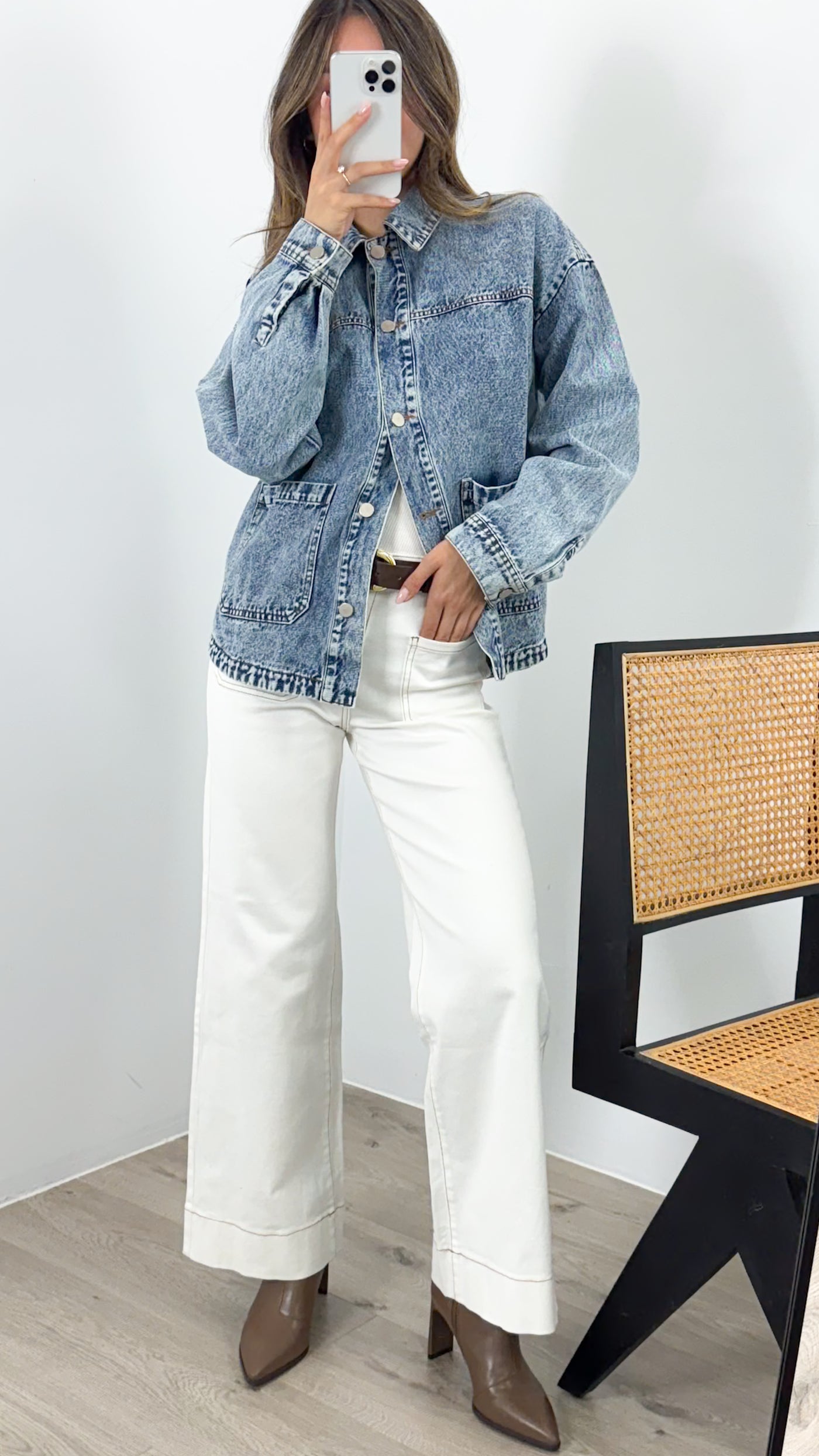 RAYS SHACKET - DENIM WASH