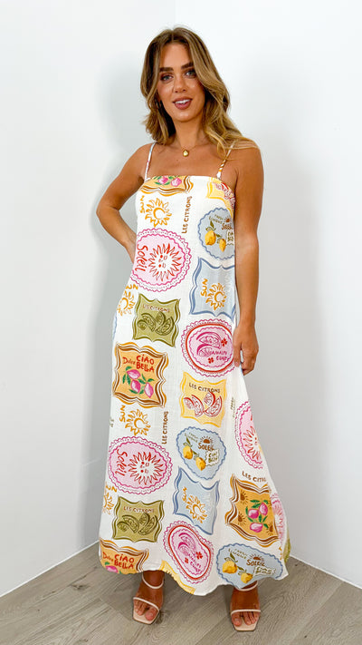 AMALFI DRESS - PRINT