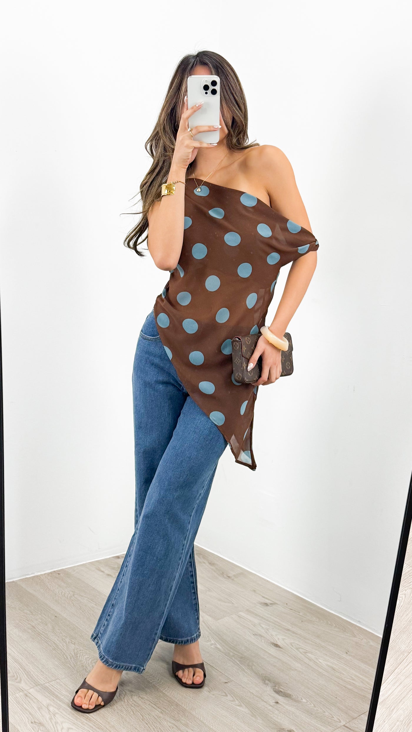 ZERRIN TOP - CHOCOLTE