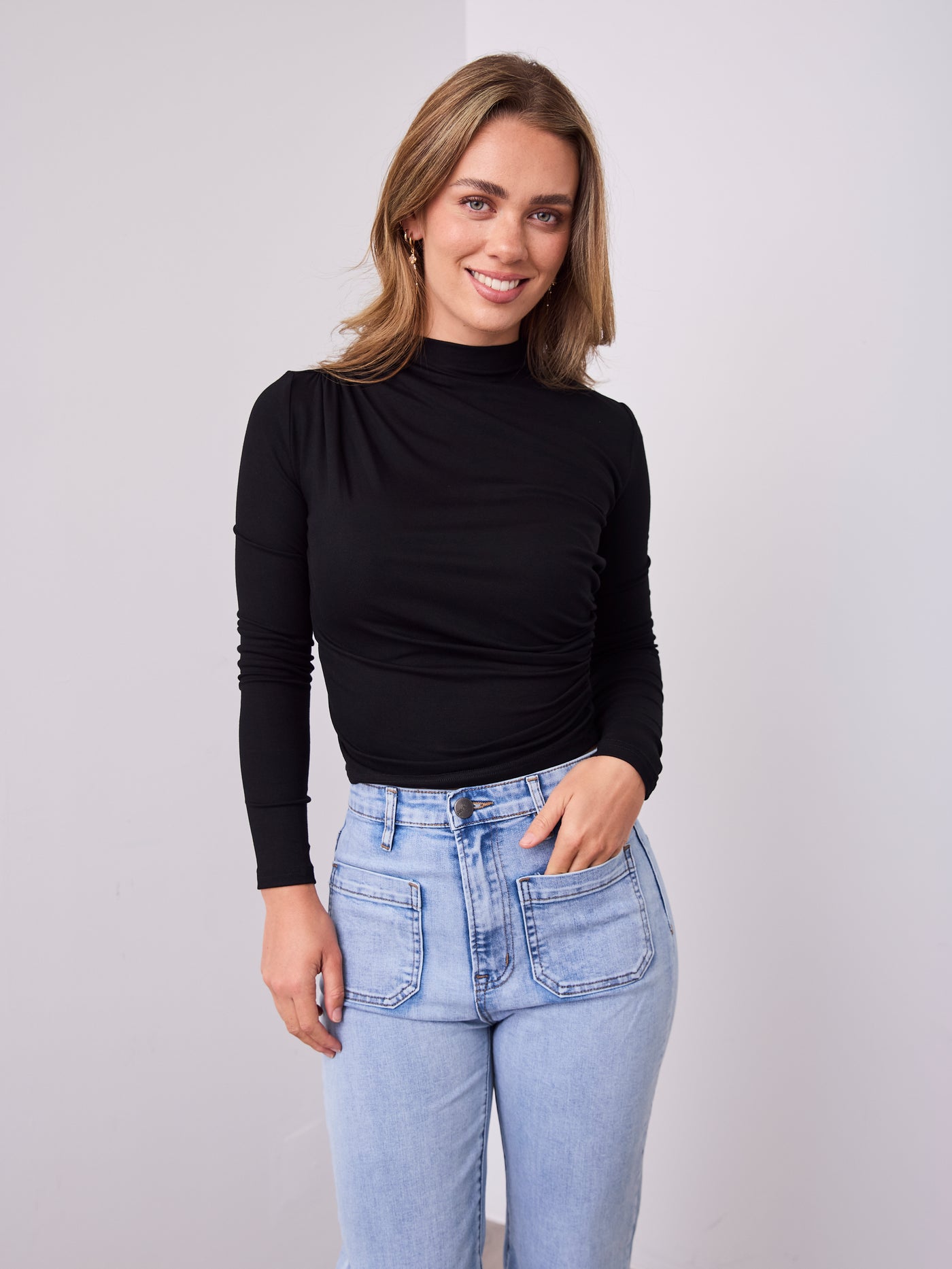 COLEMAN TOP - BLACK
