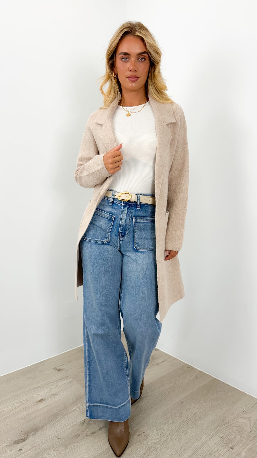 ZEETA COATIGAN -  LATTE