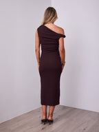 PIA DRESS - CHOCOLATE