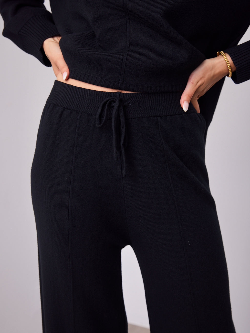 DELTA KNIT PANT - BLACK