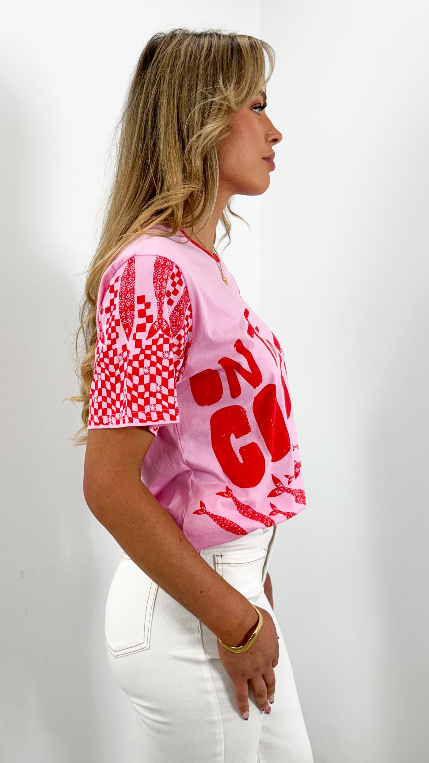 ON THE COAST TEE - PINK