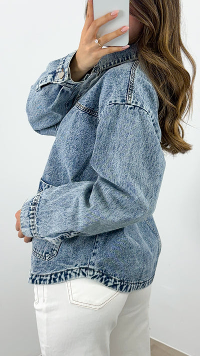 RAYS SHACKET - DENIM WASH
