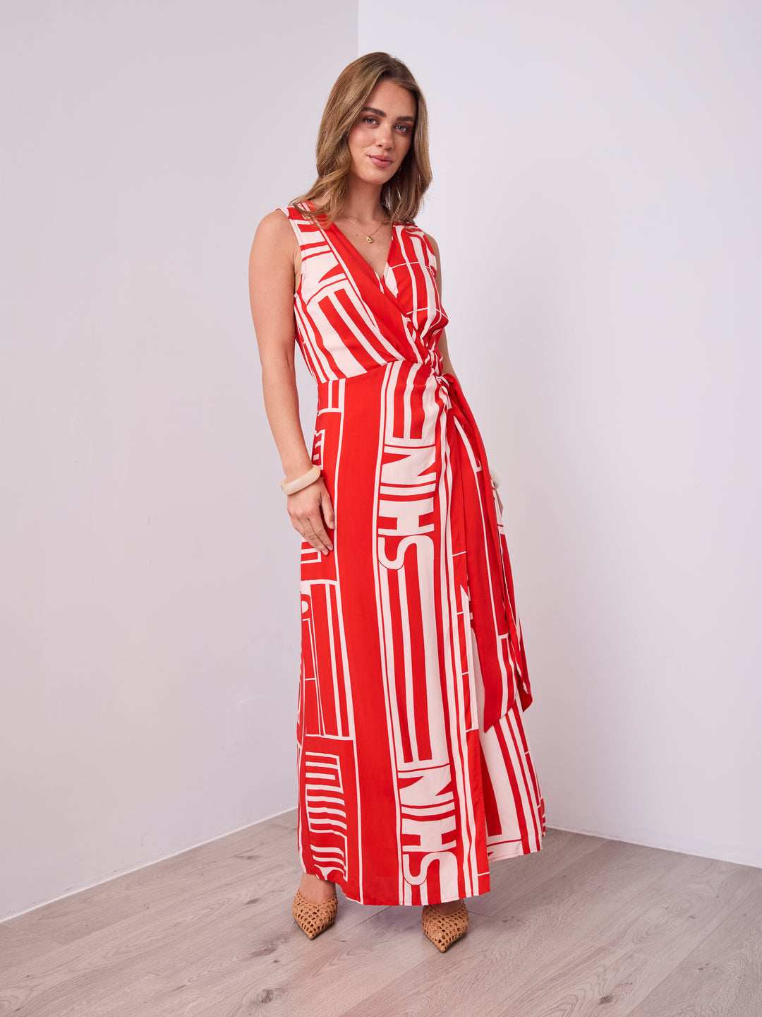 REBECCA MAXI DRESS - RED