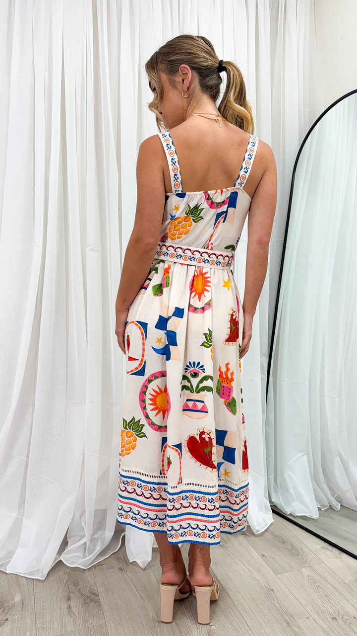 ALLORA DRESS - BEIGE