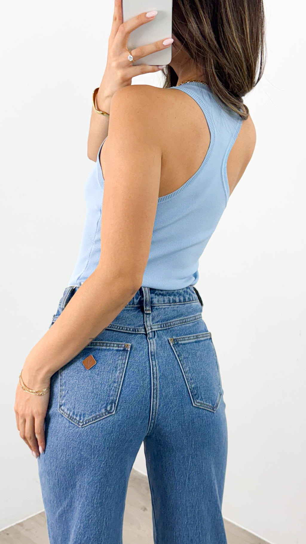 SAX TANK - BABY BLUE