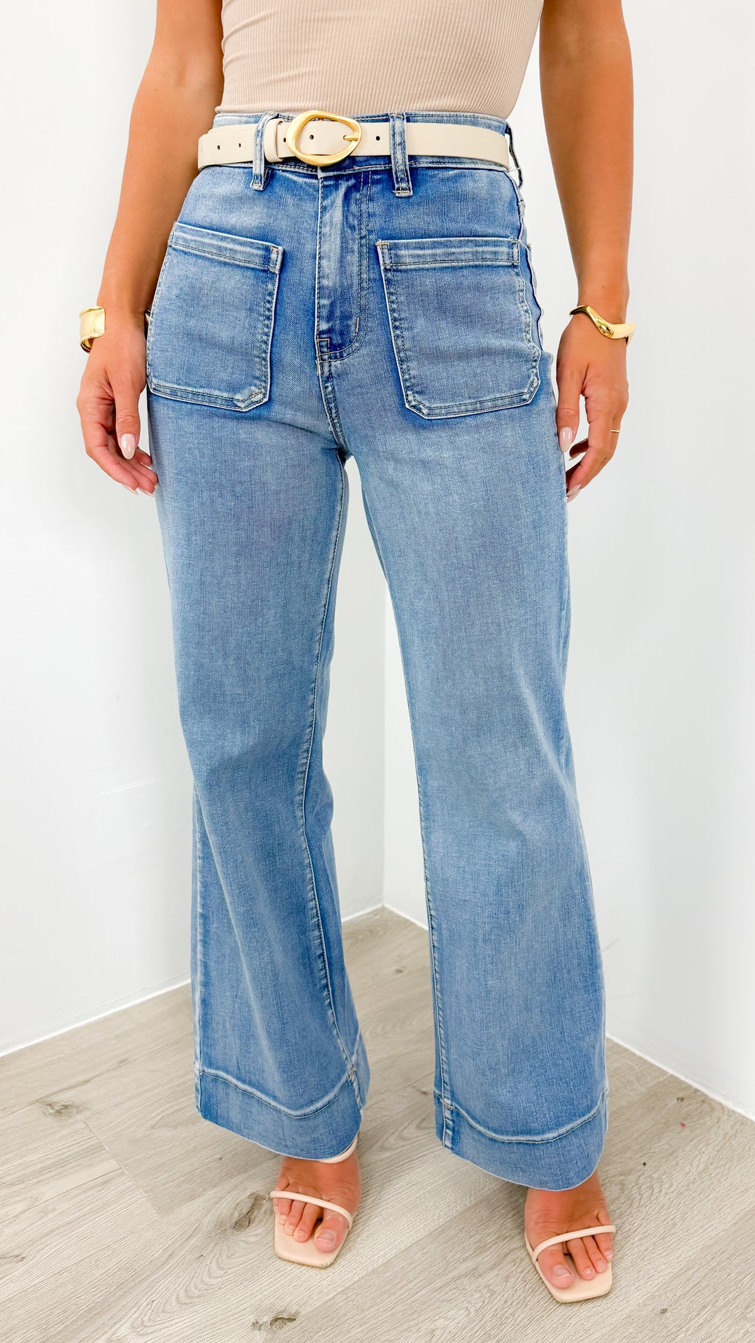 FITZROY JEAN - MEDIUM BLUE