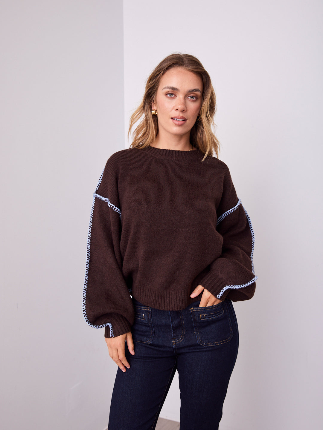BONNIE KNIT - CHOCOLATE
