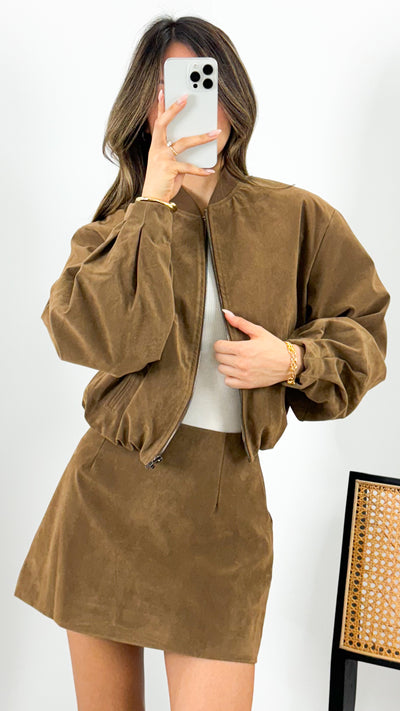 VANCE SKIRT - TAN