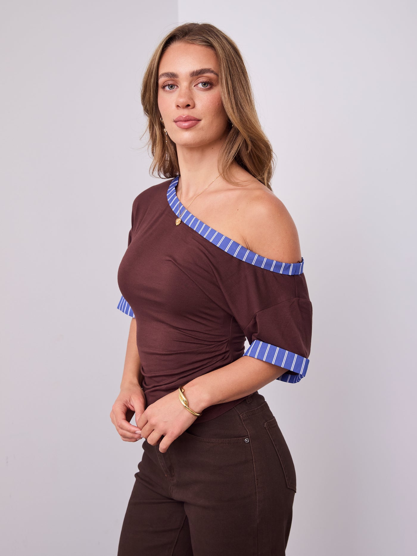 JED TOP - CHOCOLATE