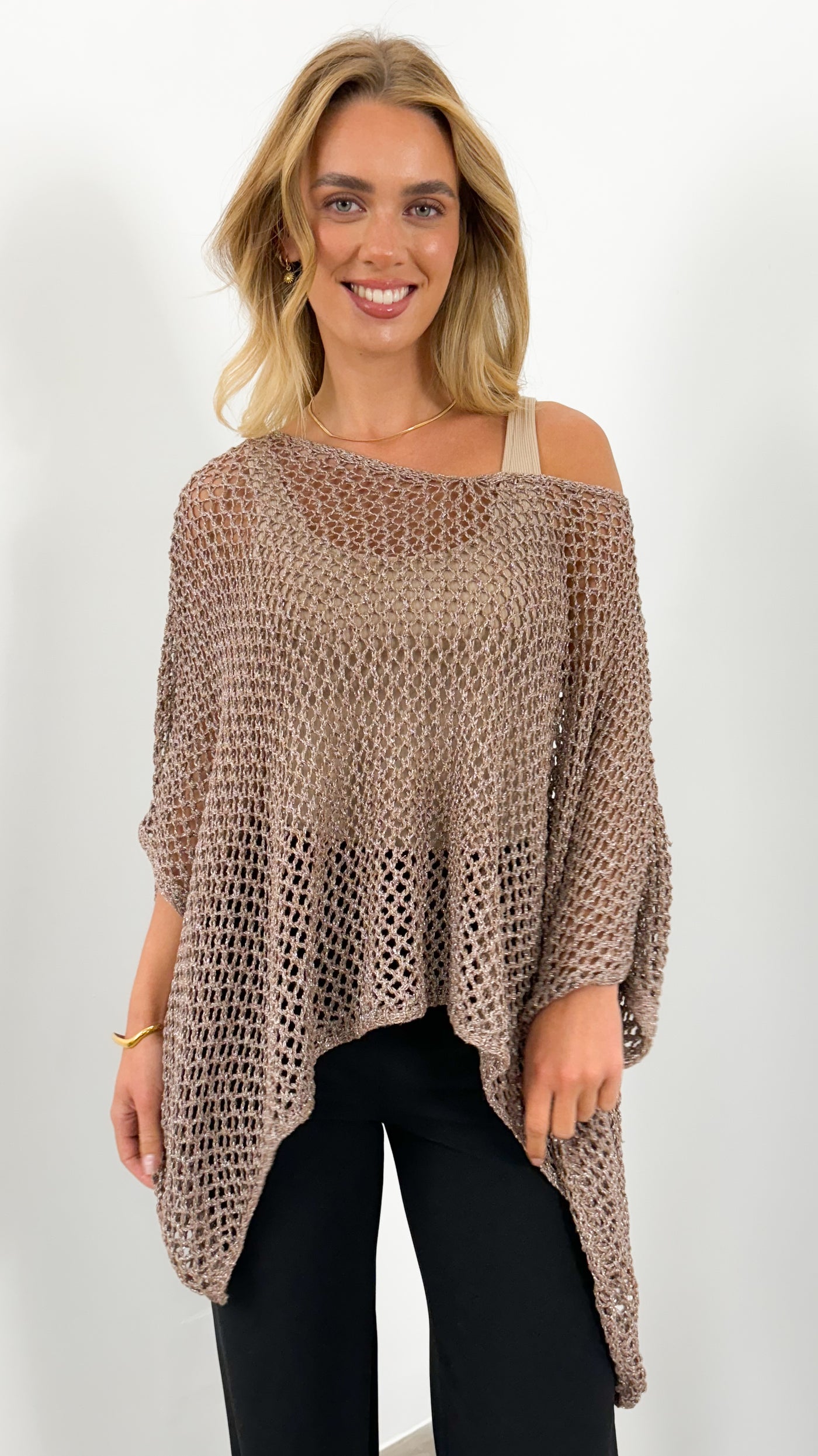 BENITA TOP - CHOCOLATE