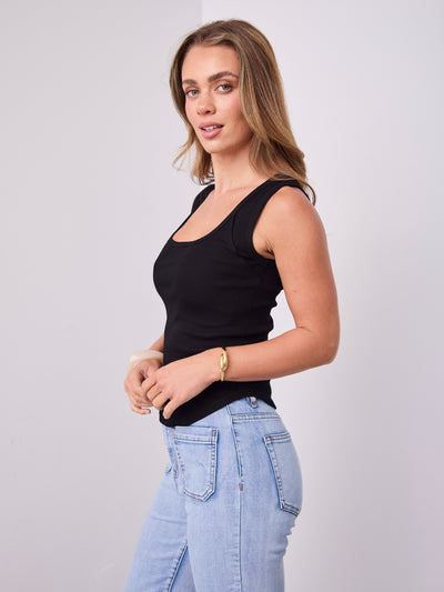 SATURDAY TANK TOP - BLACK