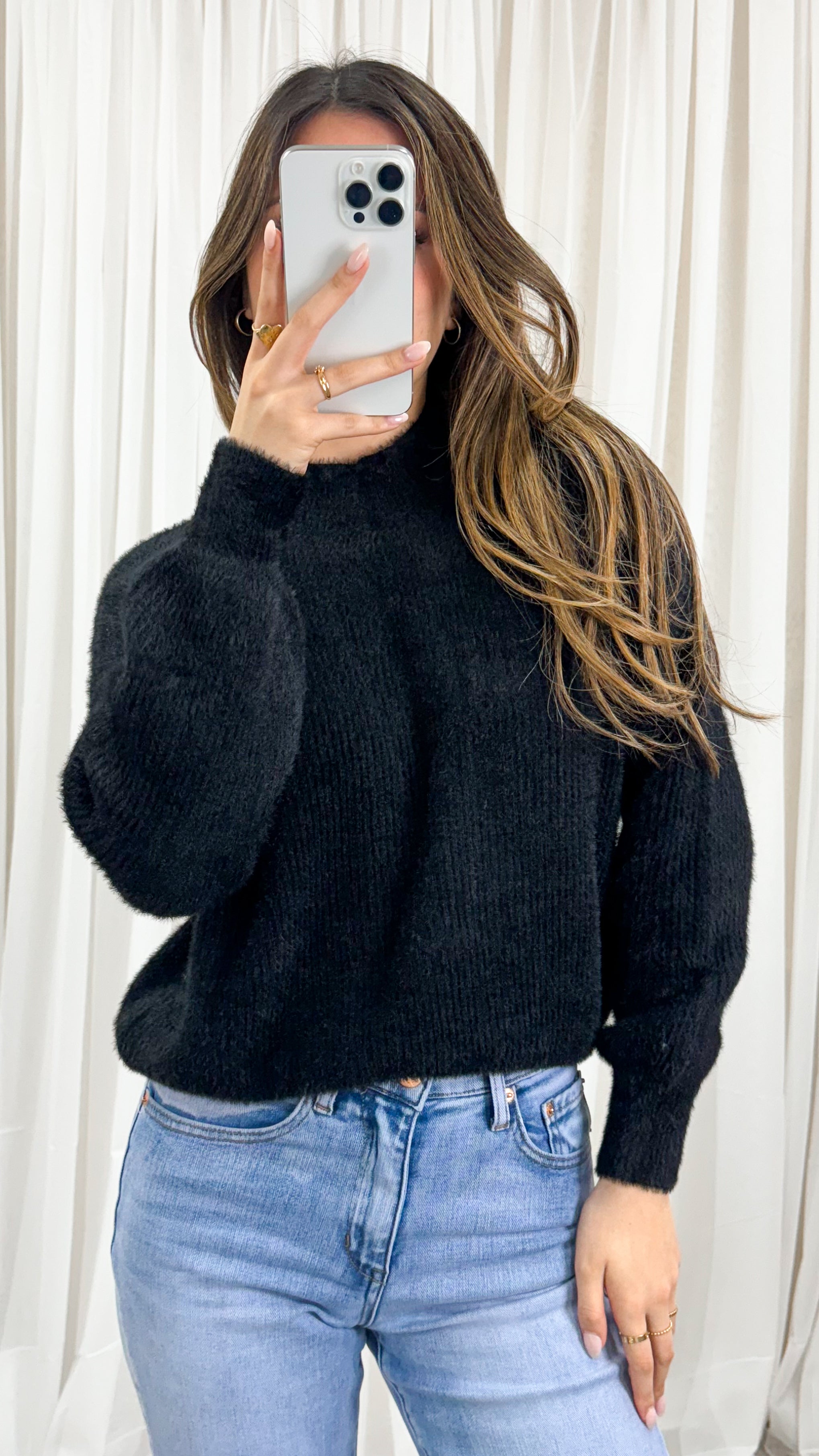 SERENA KNIT - BLACK