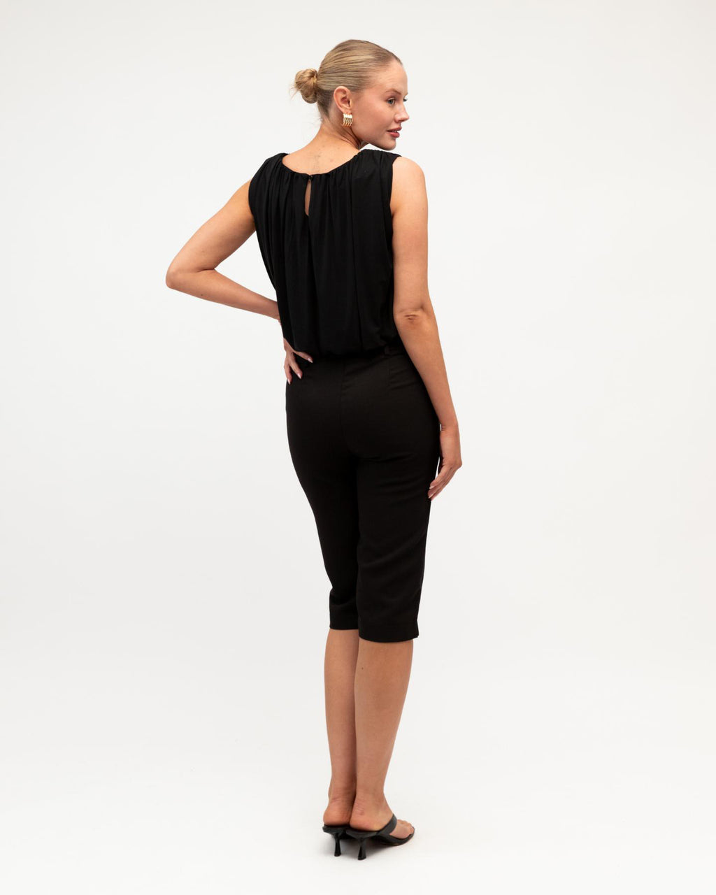 CASSIDY TOP - BLACK