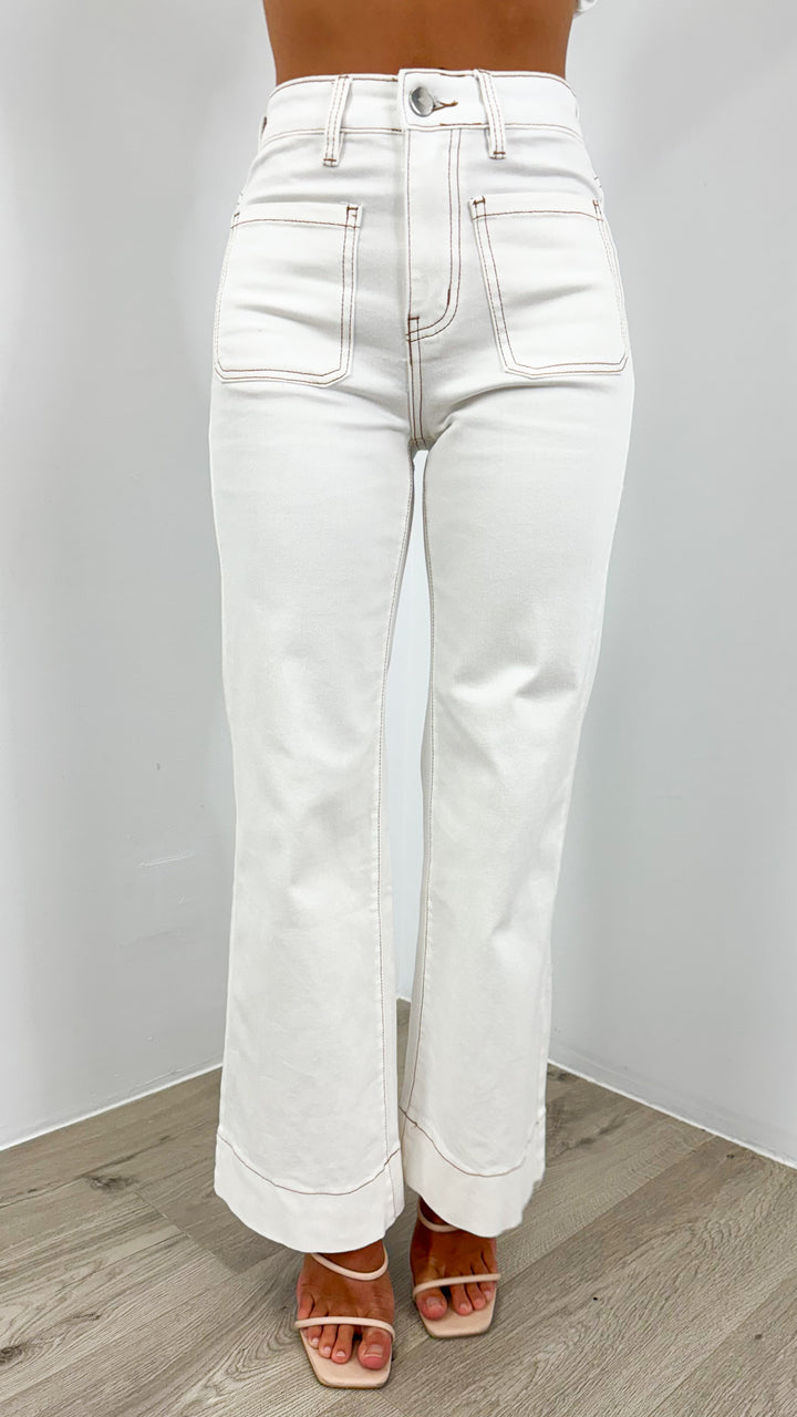 FITZROY JEAN - OFF WHITE