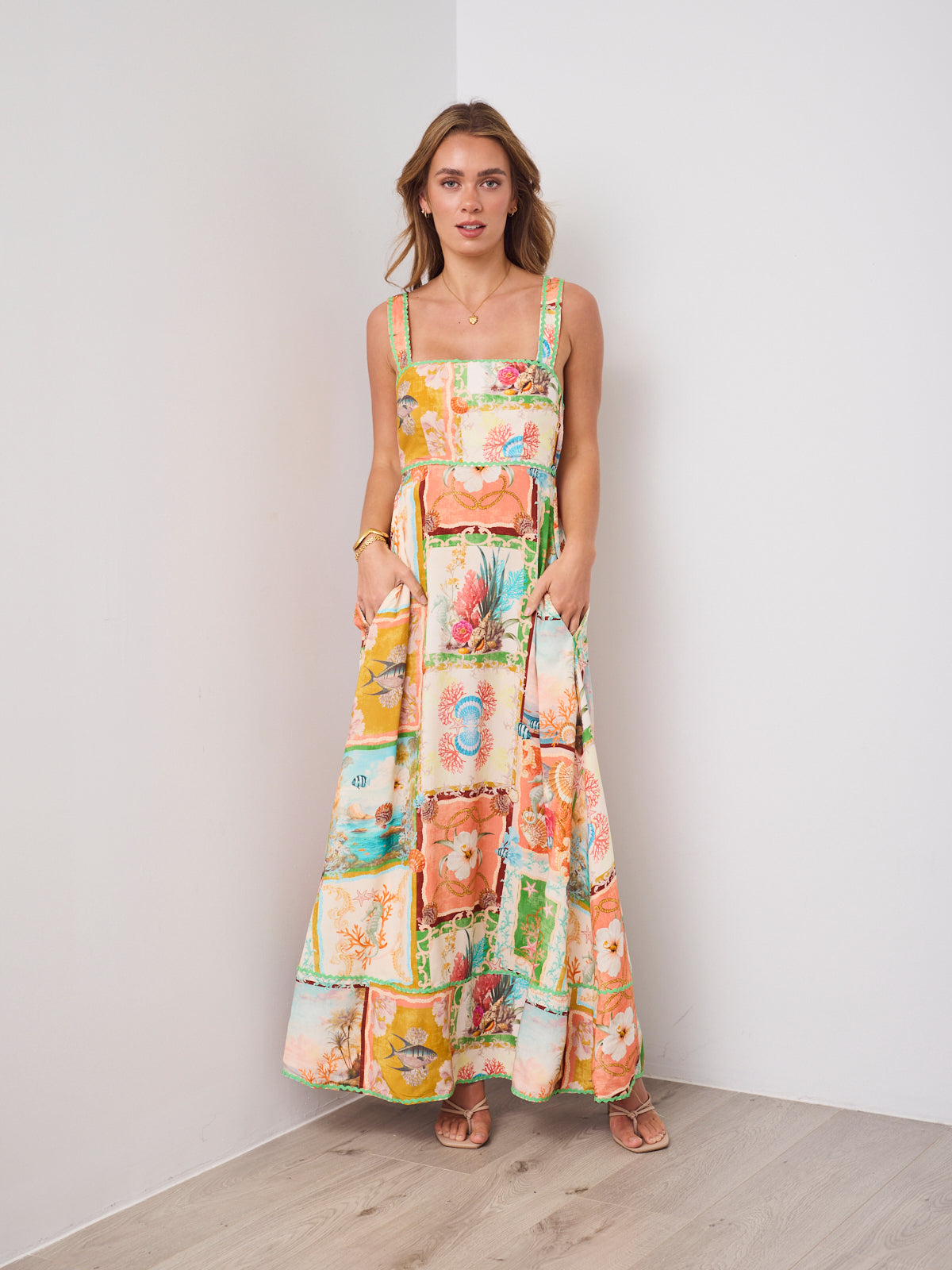 CHIARA MAXI DRESS - MULTI