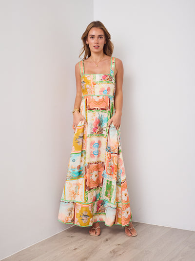 CHIARA MAXI DRESS - MULTI