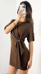 ZENDAYA DRESS - CHOCOLATE