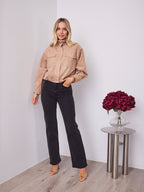 TULLY BOMBER JACKET - BEIGE