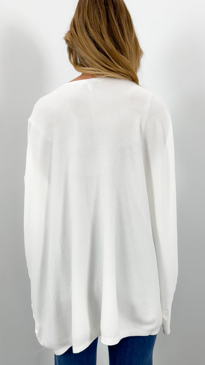 TESSA KNIT - WHITE