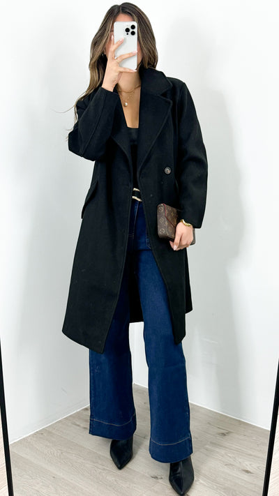 ARABELLA COAT - BLACK