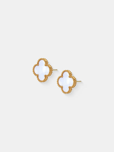 CHARLOTTE 18K GOLD PLATED EARRINGS - GOLD
