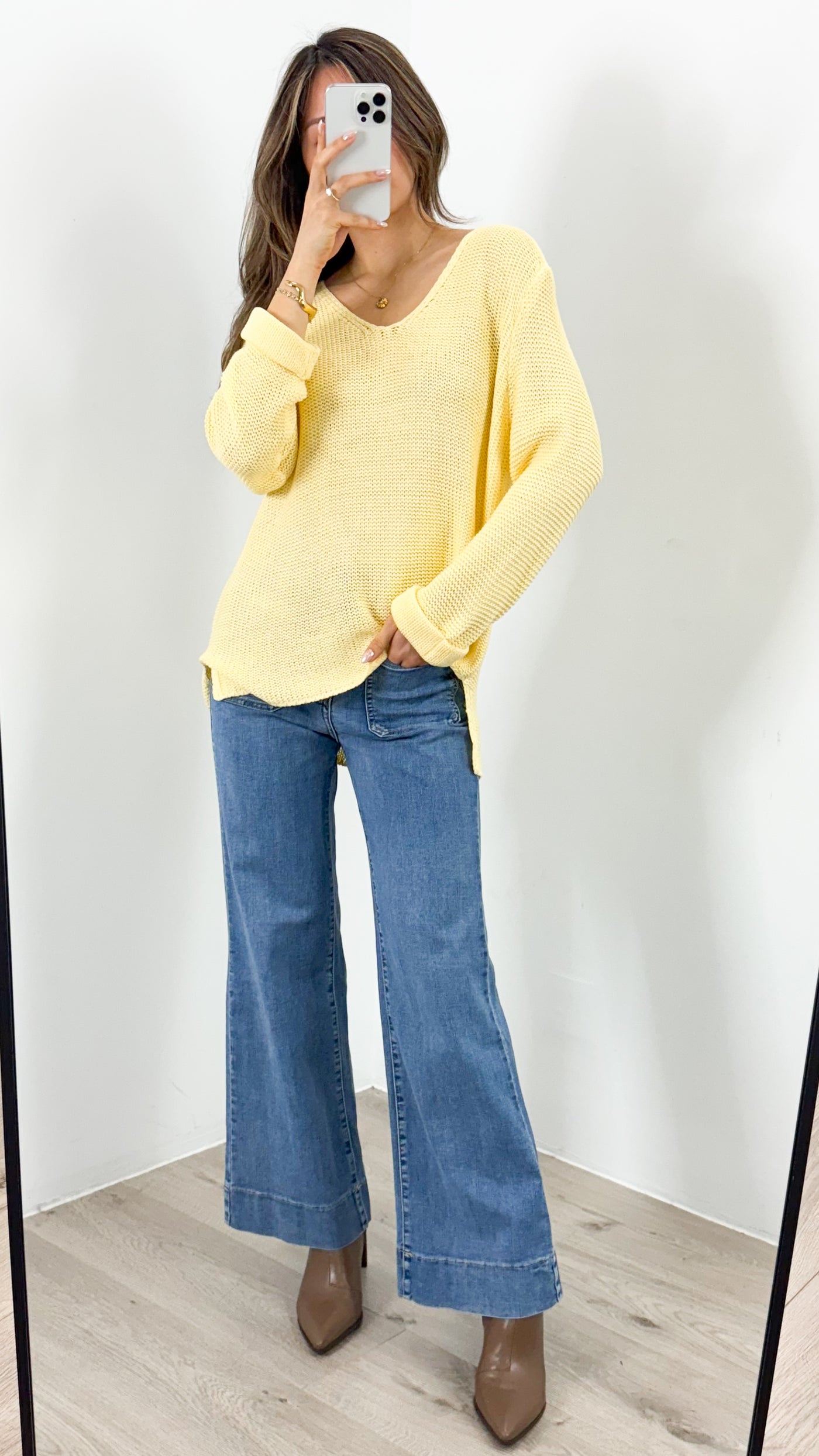 TIANA KNIT - YELLOW