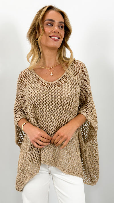 BENITA TOP - GOLD