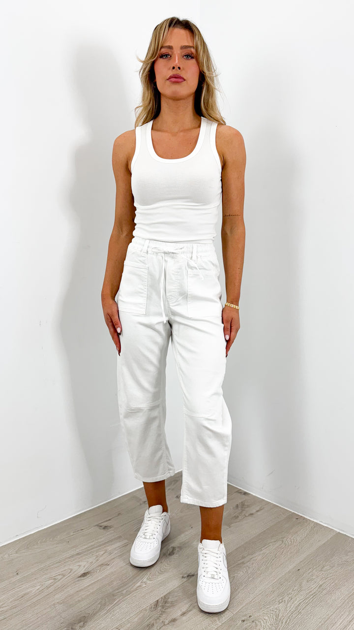 JASON JOGGERS - WHITE