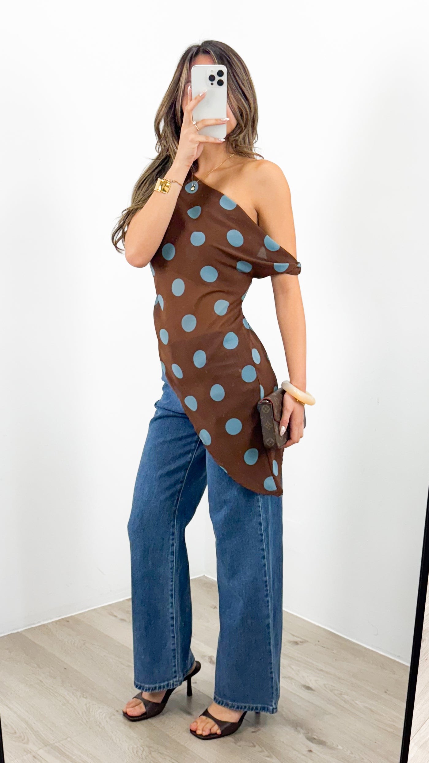 ZERRIN TOP - CHOCOLTE