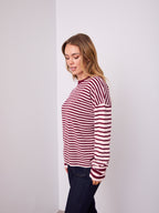 MICHAELS KNIT TOP - PINK/WINE
