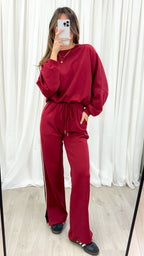 DANTE SWEATPANT - WINE