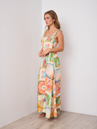CHIARA MAXI DRESS - MULTI