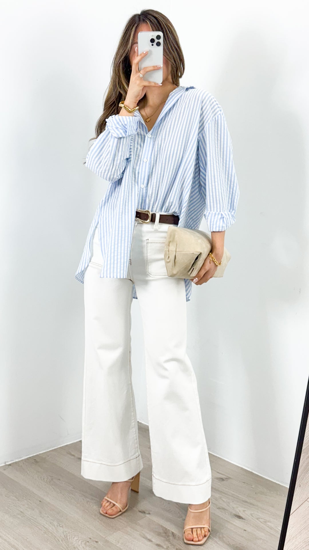 THURSDAY STRIPE SHIRT - BLUE