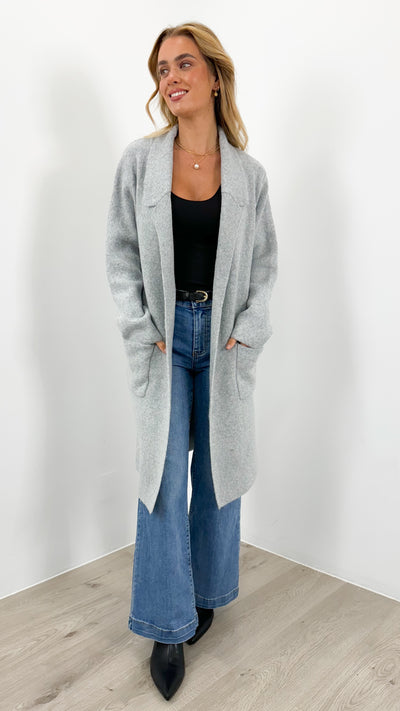 ALBA COATIGAN - GREY