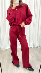 DANTE SWEATPANT - WINE