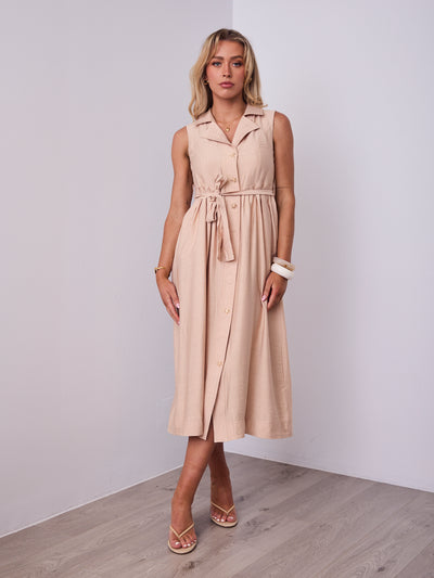 SORELLE DRESS - BEIGE