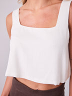 KIKI CROP TOP - WHITE