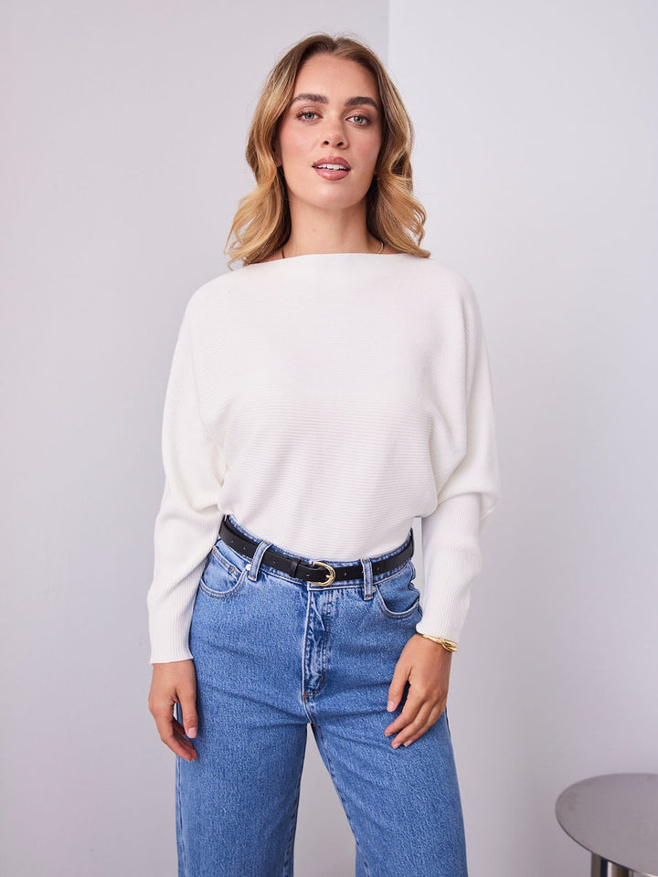 MONA KNIT - WHITE