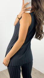 HYATT KNIT SET - CHARCOAL