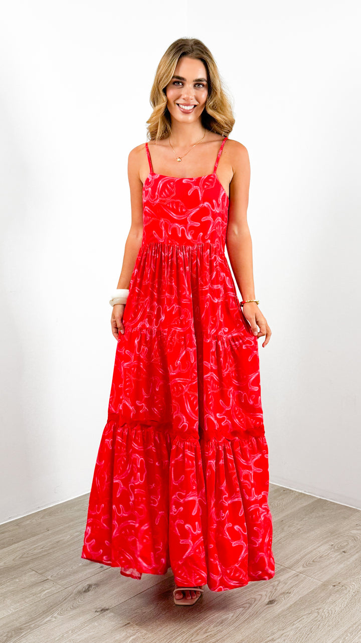 PORTA DRESS - WATERMELON