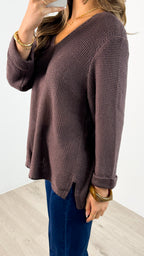 TIANA KNIT - CHOCOLATE