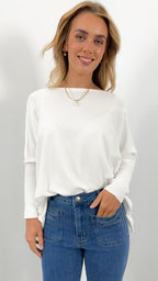 TESSA KNIT - WHITE