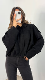 TYLER BOMBER JACKET - BLACK