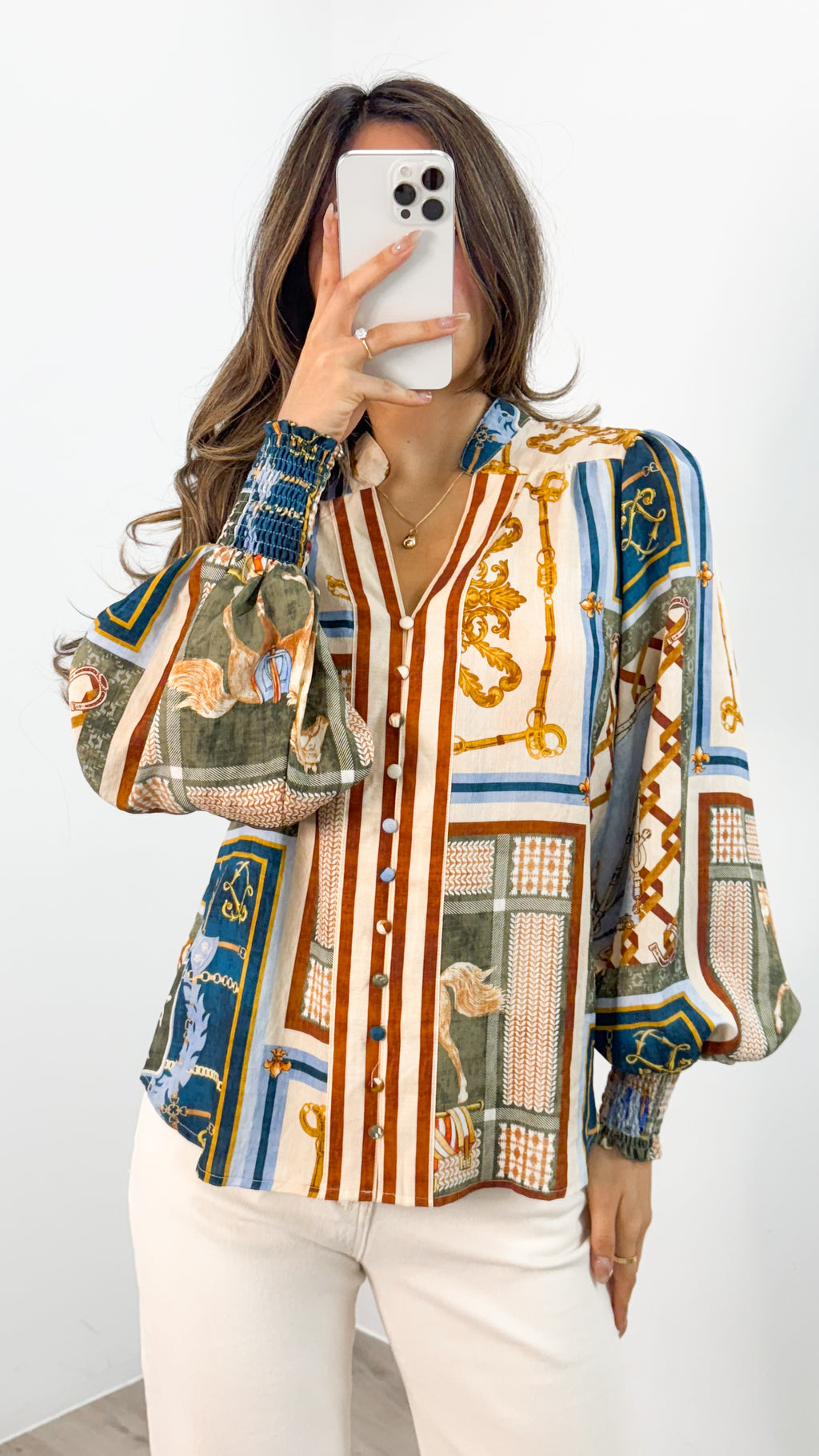 CAVELLO BLOUSE - MULTI